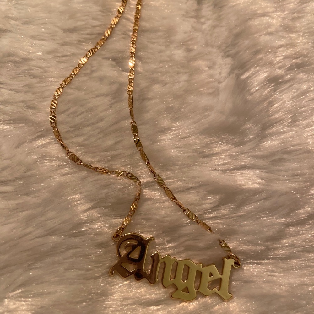 ANGEL Gold Necklace Brand New ✨